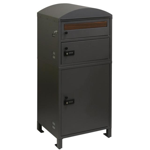 宅配ボックス 宅配ボックス付ポスト Primo プリモ 宅配2段タイプ （ 宅配 ボックス ポスト一体型 ポスト 宅配ポスト 大容量 宅配ボックス付きポスト デザインポスト 玄関 置き配用ボックス メールボックス ）_18