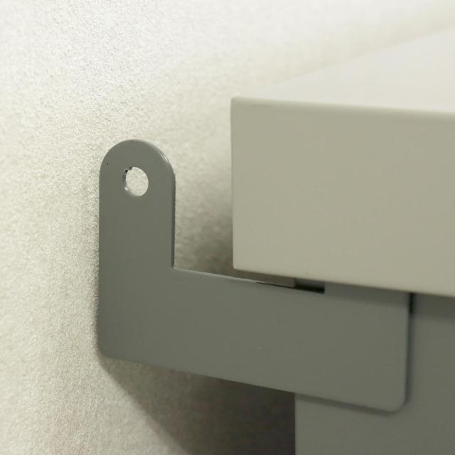 物置 Ave アーヴェ スモール 幅80.5×奥行50×高さ73cm （ 屋外物置 幅80.5cm ベランダ 物置き 屋外収納 収納 ラック 小型 収納庫 倉庫 ガーデン ガレージ 庭用品 ストッカー ガーデンストッカー 鍵付き 可動棚 2段 屋外 ）_13
