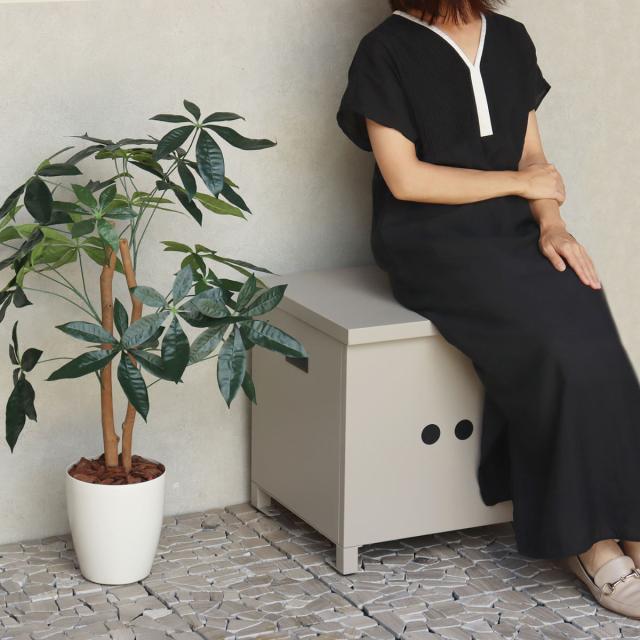 宅配ボックス ベンチ収納宅配ボックス Linda リンダ （ 宅配 ボックス 置き配用ボックス 玄関 屋外 宅配BOX 1段 大型 大容量 据え置き 宅配便 配達 戸建て 後付け 簡単設置 プッシュキー 鍵付き ベンチ型 収納ボックス ）_8