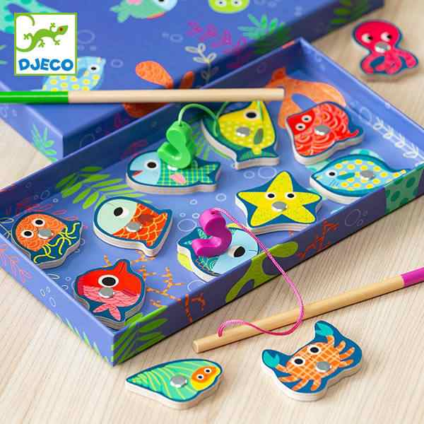 魚釣り おもちゃ カラーフィッシングゲーム 子供 マグネット 知育玩具 ジェコ Djeco 子ども 魚釣りゲーム キッズ 磁石 木製 玩具 木のの通販はau Pay マーケット インテリアパレット