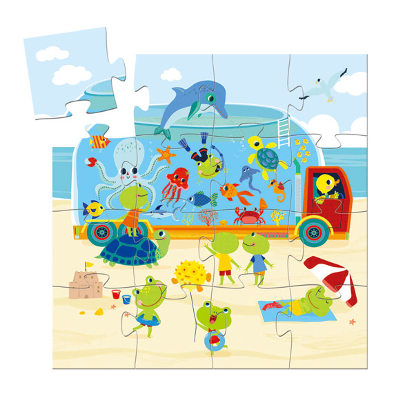 パズル 水族館 16ピース ジグソーパズル 幼児 知育玩具 おもちゃ ジェコ アクアリウム 3歳 子ども オモチャ ジェコ Djeco 玩具 組み合の通販はau Pay マーケット お弁当グッズのカラフルbox