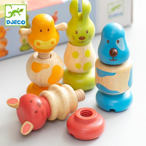 おもちゃ 木製 18ヶ月 ヴィスアニモ ネジ 知育玩具 ジェコ Djeco ねじ回し ナット ボルト 幼児 木のおもちゃ ねじ遊び ねじる ひねる の通販はau Pay マーケット リビングート