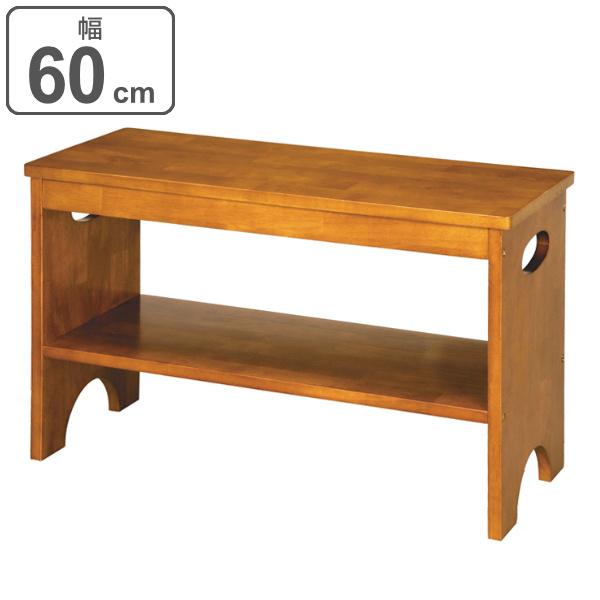 玄関ベンチ 幅60cm 収納棚付き 天然木 （ 玄関 ベンチ シューズラック スリッパラック 敬老の日 収納 いす チェア 腰掛 靴 スリッパ 入れ スツール スリム コンパクト 木製 おしゃれ ）