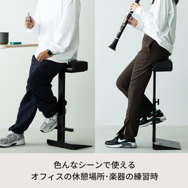 レジチェア 座面高13段階調整 高さ51〜81cm （ 法人限定 ハイチェア カウンター 椅子 チェア 高さ調節 立ち仕事 ちょい掛け コンパクト スリム オフィス 会社 お店 店舗 ）_16