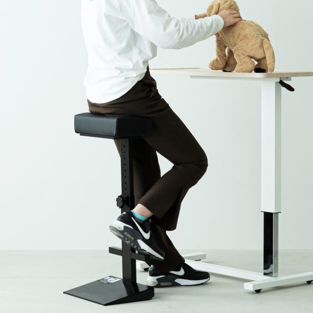 レジチェア 座面高13段階調整 高さ51〜81cm （ 法人限定 ハイチェア カウンター 椅子 チェア 高さ調節 立ち仕事 ちょい掛け コンパクト スリム オフィス 会社 お店 店舗 ）