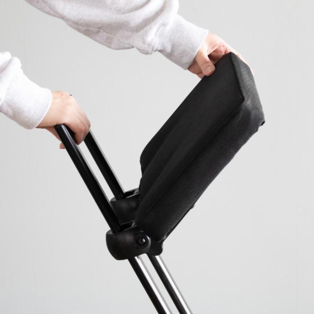 スツール 折りたたみ 無段階高さ調節 ルルチェア ハイスツール 完成品 （ チェア チェアー イス 椅子 いす 折り畳み ハイチェア カウンターチェア キッチン 作業 在宅 仕事 サブチェア 折りたたみチェア 折り畳みチェア 収納 ）_9