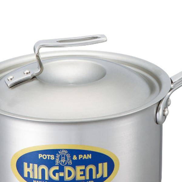片手鍋 IH対応 約1.5L 15cm 業務用 ニューキングデンジ （ ガス火対応 ステンレス鍋 目盛り付き 調理鍋 フタ付き 厨房用品 厨房器具 業務用鍋 鍋 なべ オール熱源対応 ）_1