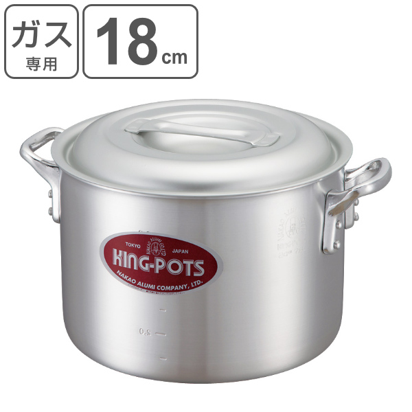 EBM（江部松商事）　半寸胴鍋　42㎝ EBM/18-8 半寸胴鍋 目盛付 42cm 手付 江部松商事 0004800