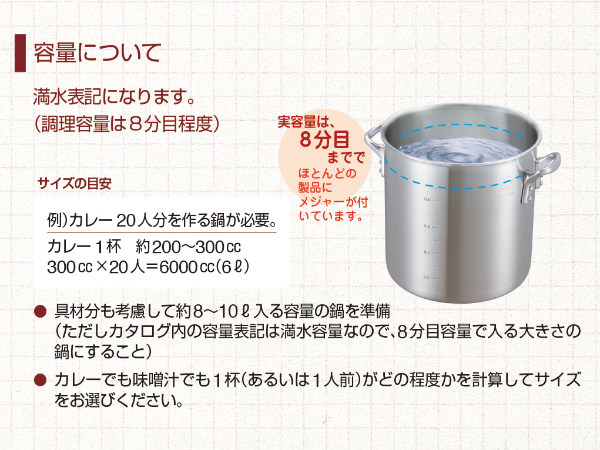 寸胴鍋 業務用 アルミ鍋 39㎝ 厨房 飲食店 W420xH390mm