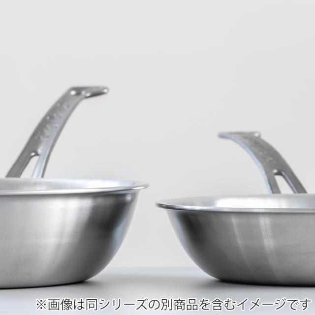 フライパン 24cm IH対応 浅型 ステンレス製 キングフロン ノーメイクフライパン 中尾アルミ （ ガス火対応 オール熱源対応 炒め鍋 いため鍋 金属ヘラOK 24センチ ステンレスフライパン ノーメイク仕様 プロ仕様 プロ用 プロユース ）の通販は