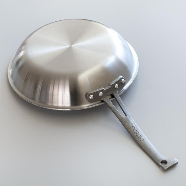 フライパン 27cm IH対応 浅型 ステンレス製 キングフロン ノーメイク