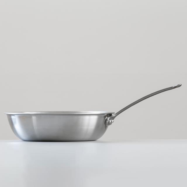 フライパン 21cm IH対応 深型 ステンレス製 キングフロン ノーメイク