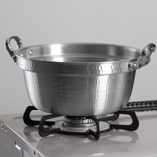 アルミ両手鍋 アルミ鍋 40cm 大きい鍋 調理器具 アルミ鍋 業務用 打出