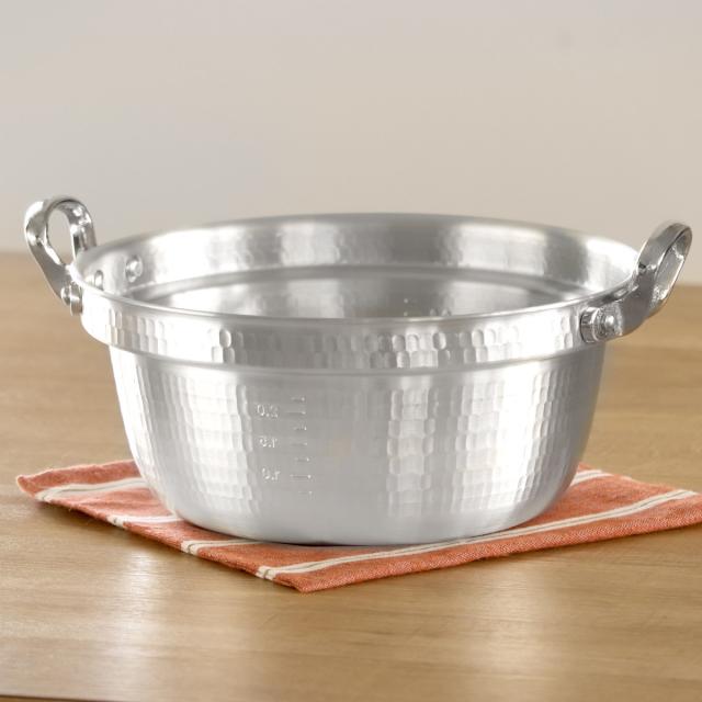 打出料理鍋 54cm ガス火専用 メモリ付き 中尾アルミ 業務用 日本製 44L （