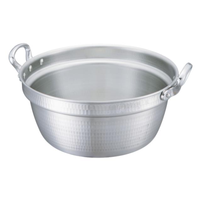 料理鍋 27cm 5.6L 厚板 極厚 厚板打出料理鍋 業務用 中尾アルミ （ ガス火専用 ガス火 両手鍋 打出し加工 打出し アルミ鍋 アルミ製 日本製 業務用鍋 27センチ 5.6リットル 煮込み料理 麺類 茹でる 蒸し料理 調理鍋 ）の通販は 6,380円