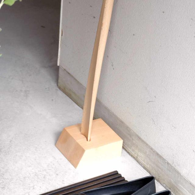 靴べら ロクサン 高さ71cm スタンド付き （ 靴ベラ くつべら ロング 木製 おしゃれ シンプル 63 立ったまま 玄関小物 プレゼント 玄関 雑貨 靴 収納 玄関収納 革靴 スニーカー ）_2