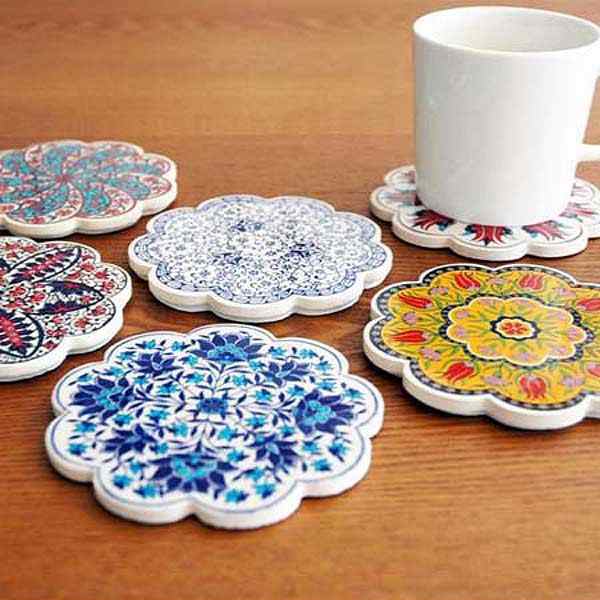 鍋敷 IZNIK イズニック トリベット タイル鍋敷 （ 鍋敷き なべ