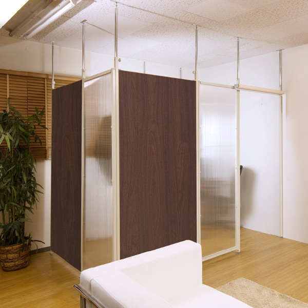 突っ張り パーテーション 連結用 幅87 5cm 日本製 間仕切り 衝立 パーティション 木目調 つっぱり 目隠し ついたて 部屋 仕切り おしの通販はau Pay マーケット リビングート