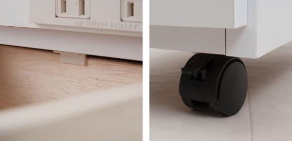 キッチンカウンター スリムカウンター ステンレストップ 幅30.5cm （ キッチンワゴン キッチン 収納 キッチンラック スリム キッチン収納 ワゴン 隙間 すき間 省スペース 白 ブラウン キャスター付き コンセント付き ）