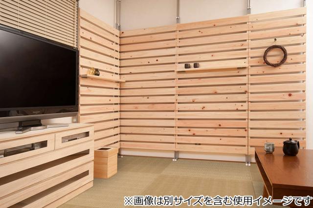 突っ張り ラック ひのき製 幅90cm （ 突っ張りラック 突っ張りラダーラック ラダーラック 木製 壁面収納 壁面 幅90 天井つっぱり つっぱり シェルフ 棚 突っ張り棚 ウォールシェルフ 壁面ラック 突っ張りウォールラック ）_11