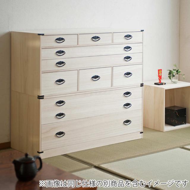 桐たんす 着物用 浅型 3段 桐タンス 台輪あり 日本製 幅99cm （ 桐箪笥 収納 桐チェスト 国産 完成品 桐 たんす タンス 箪笥 積み重ね 桐衣装箱 着物収納 衣類収納 チェスト 天然木 ）_18