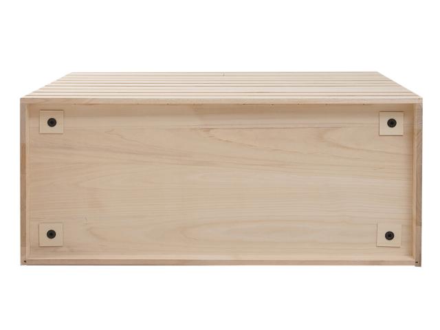 桐 洋風チェスト 6段 白木 桐タンス 日本製 約幅100cm （ 桐