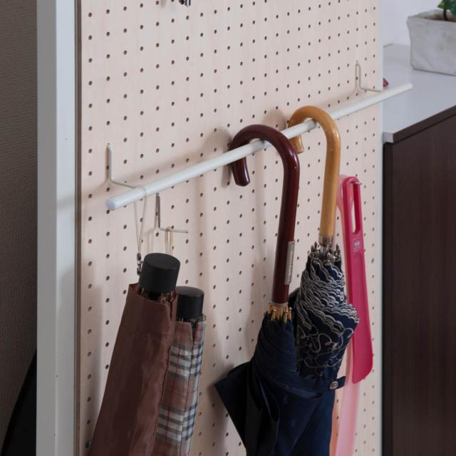 パーテーション 突っ張り有孔ボード 本体用 幅65cm （ 有孔ボード 突っ張り つっぱり ペグボード 間仕切り 目隠し 衝立 パーティション パーティーション 仕切り オフィス 会社 事務所 キッチン ダイニング 子ども部屋 ）_18