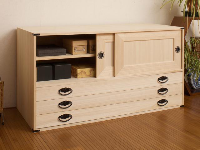 【みかん】桐箪笥　和ダンス　着物　3分割可能 みかん】桐箪笥 和ダンス 着物 3分割可能 みかん】桐箪笥 和