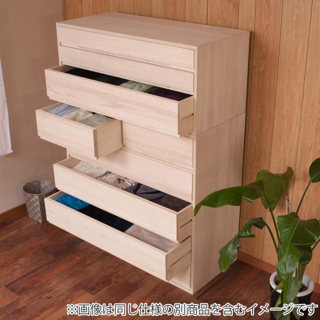 桐タンス 5段 桐収納 日本製 白木仕上げ 約幅101cm （ 桐たんす 桐 箪笥 タンス 着物収納 着物 収納 和たんす 和室 国産 完成品 シンプル 洋室 木地 桐製 引き出し 衣類収納 ）_16