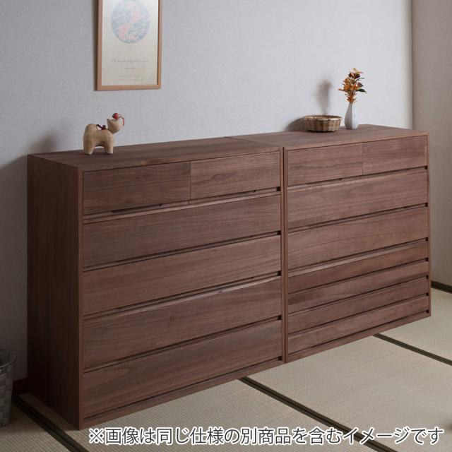ダークブラウン 5段チェスト 扉付き収納桐タンス着物収納 桐タンス 5段