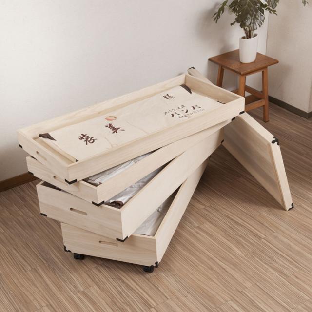 桐 衣装ケース 4段 衣裳箱 キャスター付 隅金具 高さ51cm （ 完成品 桐衣装箱 衣装箱 衣装ケース 天然木 木製 衣類収納 収納 桐箪笥 桐タンス 蓋つき フタ付き キャスター 四段 ケース ボックス 収納ケース 着物 衣類 ）_13