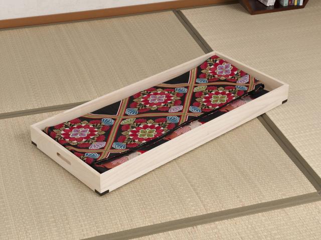 桐 衣装ケース 4段 衣裳箱 キャスター付 隅金具 高さ51cm （ 完成品 桐衣装箱 衣装箱 衣装ケース 天然木 木製 衣類収納 収納 桐箪笥 桐タンス 蓋つき フタ付き キャスター 四段 ケース ボックス 収納ケース 着物 衣類 ）_15