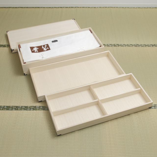 桐 衣装ケース 衣装箱 3段 幅91cm 日本製 （ 完成品 桐衣装箱 天然木 木製 衣類収納 着物 蓋付き 仕切り 収納 桐箪笥 桐タンス フタ付き 三段 ケース ボックス 収納ケース 桐箱 ）_3