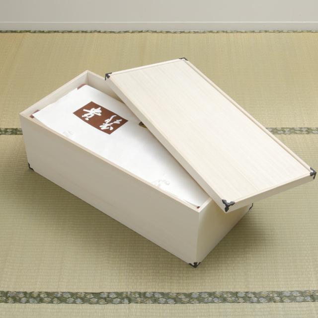 桐 衣装ケース 衣装箱 深型1段 91cm 日本製 （ 完成品 桐衣装箱 天然木 木製 衣類収納 着物 蓋付き 収納 桐箪笥 桐タンス フタ付き 一段 ケース ボックス 収納ケース 桐箱 ）_7