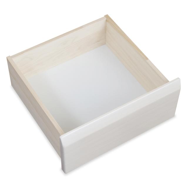 訳ありB品　100cmローチェスト4段　国産品　ホワイト　桐　スライドレール引出 未来商会 チェスト 4段 幅100cm 完成品 洋服タンス 収納 100cm