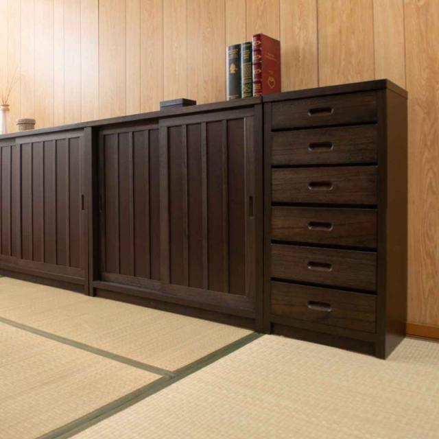 チェスト 6段 和モダン調 日本製 幅40cm （ スリムラック 収納チェスト 収納 引き出し キャビネット 天然木 完成品 桐 木製 家具 すきま収納 ホワイト ブラウン おしゃれ ）の通販は