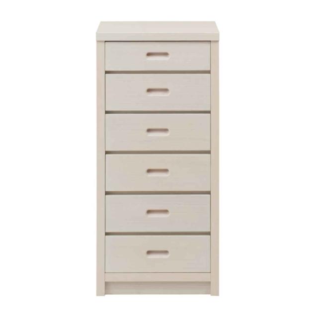 チェスト 6段 和モダン調 日本製 幅40cm （ スリムラック 収納チェスト 収納 引き出し キャビネット 天然木 完成品 桐 木製 家具 すきま収納 ホワイト ブラウン おしゃれ ）の通販は