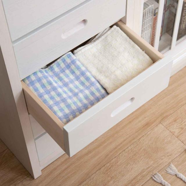 チェスト 6段 和モダン調 日本製 幅40cm （ スリムラック 収納チェスト 収納 引き出し キャビネット 天然木 完成品 桐 木製 家具 すきま収納 ホワイト ブラウン おしゃれ ）の通販は