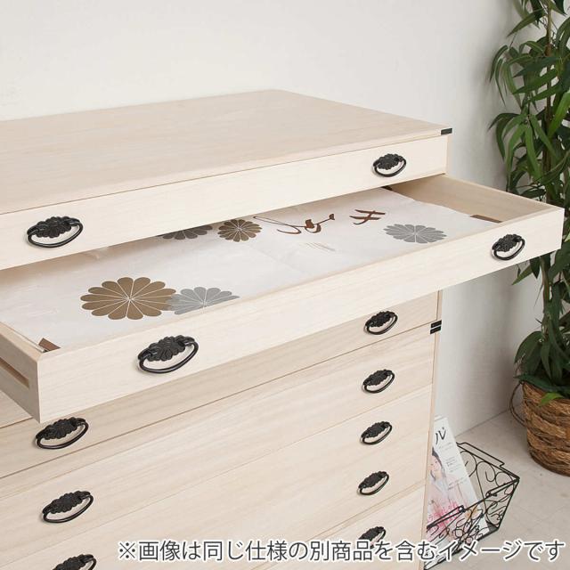 桐タンス 幅99.5cm 6段 台輪あり 着物用 日本製 （ 桐箪笥 収納 桐