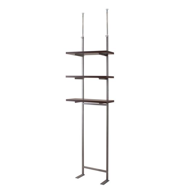専用出品★ 突っ張りラック60cm×3セット【棚板調節可】 突っ張り 壁面収納ラック 幅60cm 棚板3枚 日本製 （ つっぱり棚 ラック