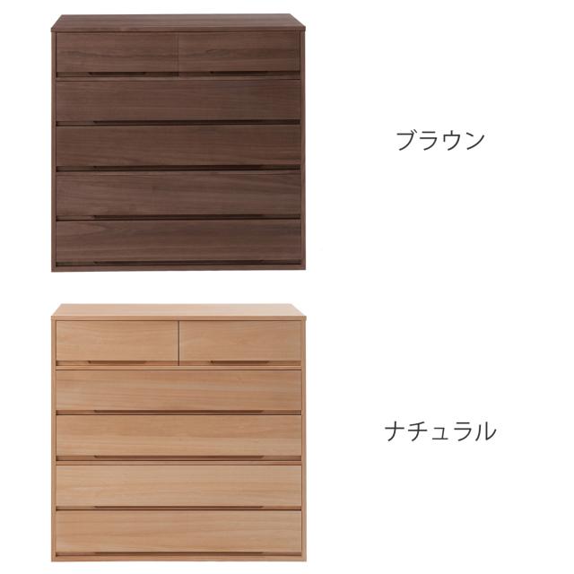 桐タンス 幅100.5cm 5段 組み合わせ 水性塗装 （ 桐 たんす チェスト 収納 日本製 完成品 桐心 家具 積み重ね 引き出し 五段 消臭 竹炭シート ブラウン ナチュラル ）_2