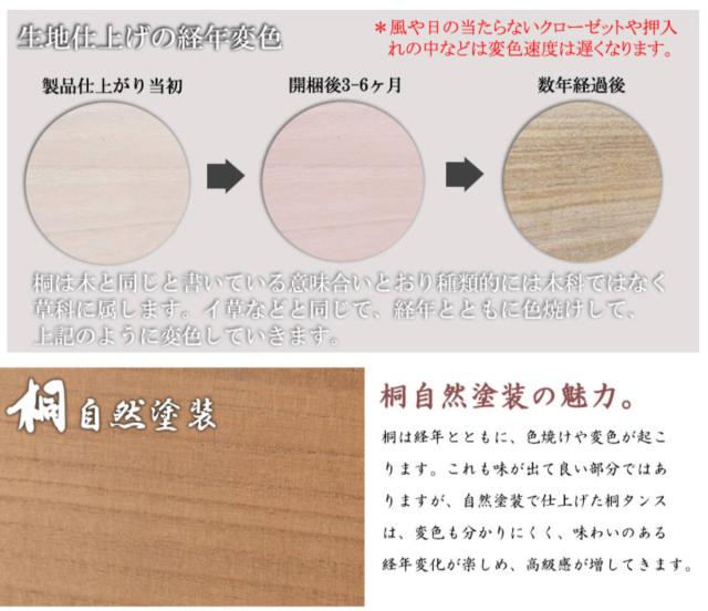 桐 民芸箪笥 幅100cm 5段 水性塗装 積み重ね 室町 （ たんす 収納 組み合わせ 日本製 完成品 チェスト 家具 引き出し 五段 調湿 和だんす 着物収納 天然木 ）_18