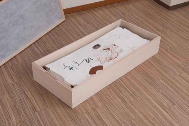 桐 衣装ケース 幅42cm 4段 キャスター付き 日本製 完成品 桐心 （ 収納