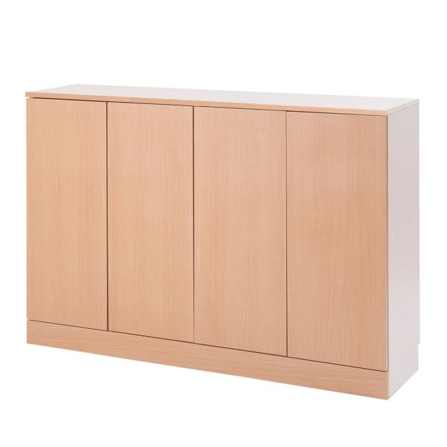 カップボード 北欧風 カウンター下収納 幅112cm 食器棚 北欧風 多段タイプ Face （ 収納