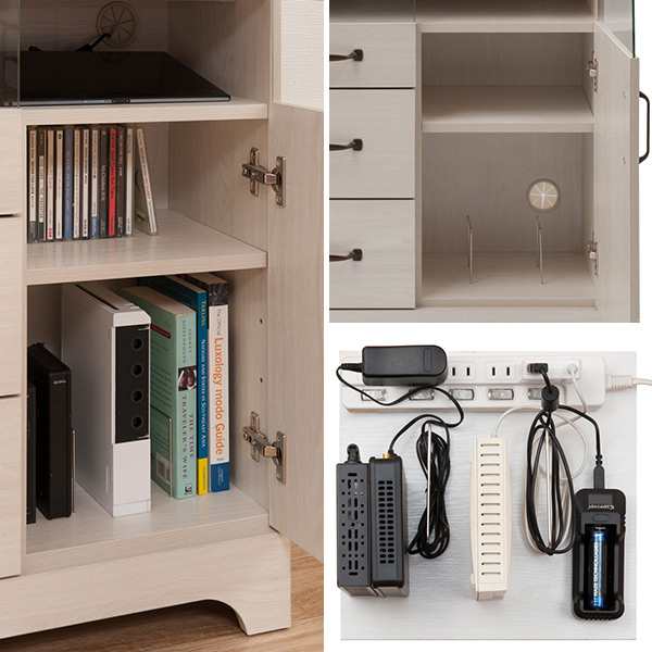 FAX台　引き出しいっぱいチェスト　電話台 収納 ぼん家具 電話台 おしゃれ ルーター収納 FAX台 卓上 収納 引き出し