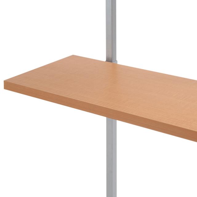 突っ張りオープンラック専用 追加棚 幅90cm用 無段階調整 （ つっぱり