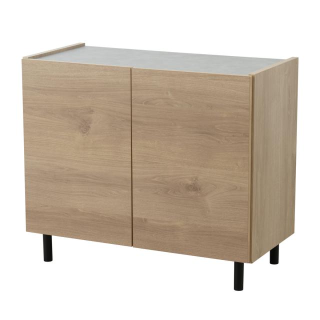 脚付きキャビネット 幅80cm 可動棚 日本製 完成品 （ キャビネット 棚 ラック 収納 ルーター収納 A4対応 リビング収納 テレビボード 食器棚 配線穴 脚付 北欧 モダン ）_18