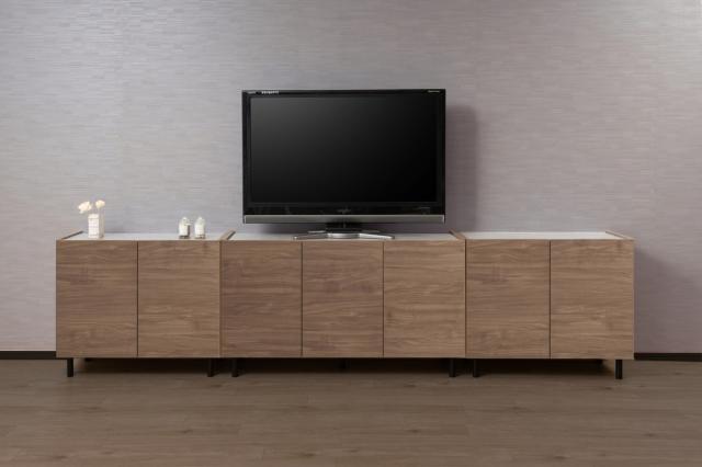 脚付きキャビネット 幅118cm 可動棚 日本製 完成品 （ キャビネット 棚 ラック 収納 ルーター収納 A4対応 リビング収納 テレビボード 食器棚 配線穴 脚付 北欧 モダン ）_16