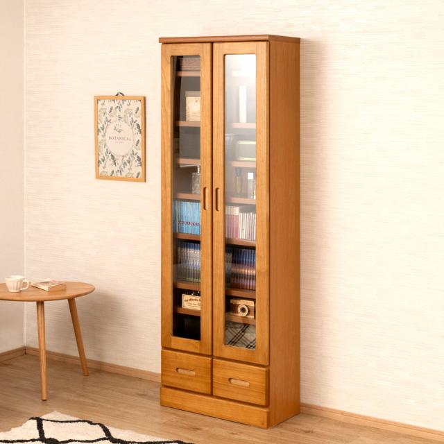 ホワイト木製ガラス扉本棚 楽天市場】書棚 ガラス扉 幅90cm 白 本棚 板戸 ガラス 扉付き フリー