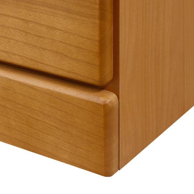 本棚 ガラス扉 幅80cm 桐材 完成品 日本製 （ 食器棚 棚 ラック 可動棚 天然木前板 A4対応 家具 収納 カップボード 引き出し ホワイトウォッシュ ライトブラウン ）_13